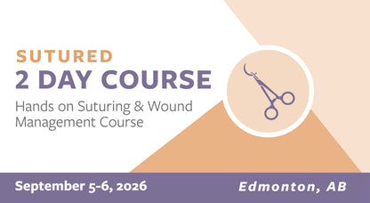2 Day SUTURED in Edmonton, AB (September 5-6, 2026)