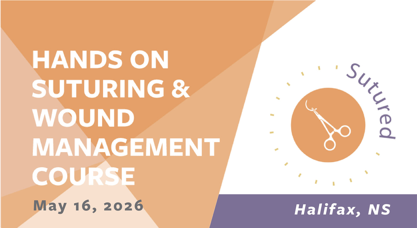 Sutured in Halifax, NS (May 16, 2026)