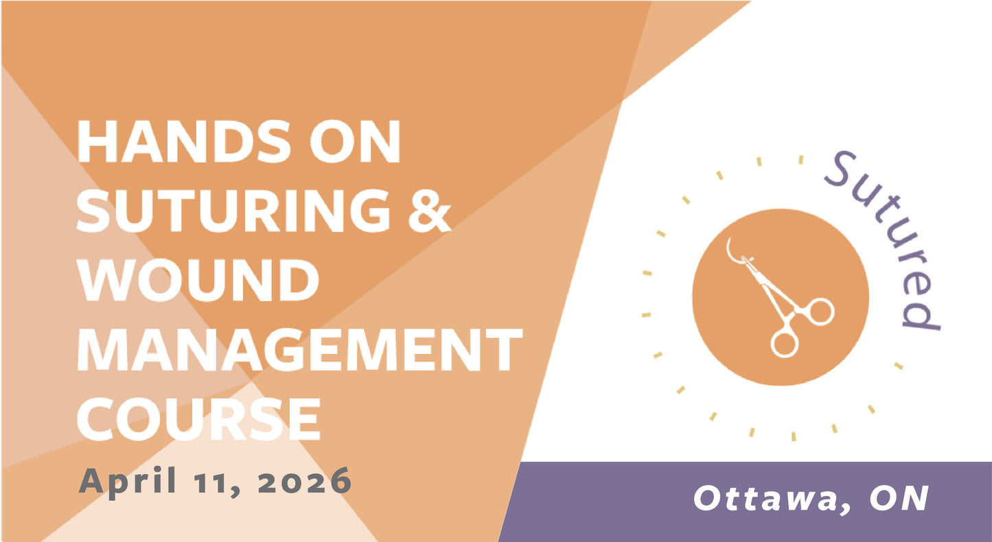 Sutured in Ottawa, ON (April 11, 2026)