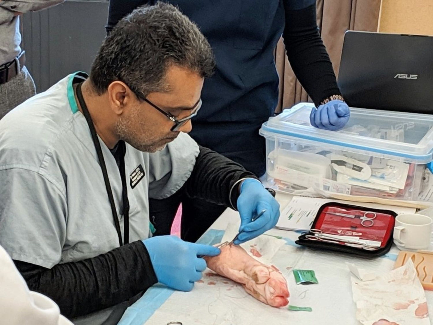 Sutured in Toronto, ON (June 28, 2025)